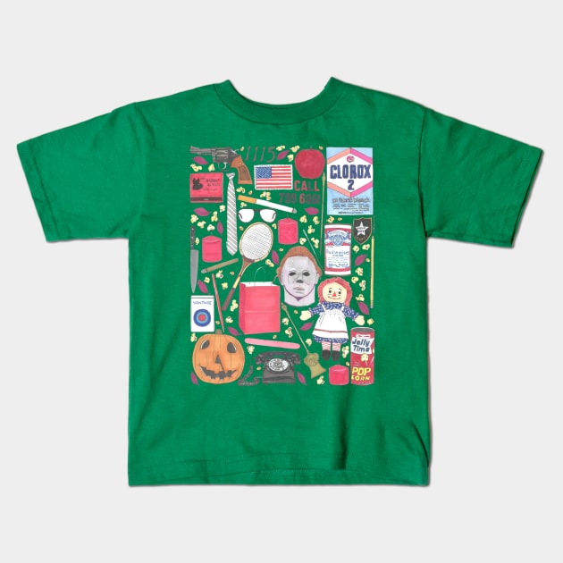 Halloween (1978) Kids T-Shirt by TheStuffOfHorrorMovies